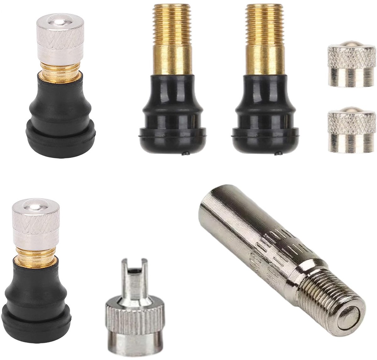 Tubeless ventiel 2 stuks - ventielverlengingsadapter - voor Xiaomi scooter - verbeterde prestaties - SnelShoppen