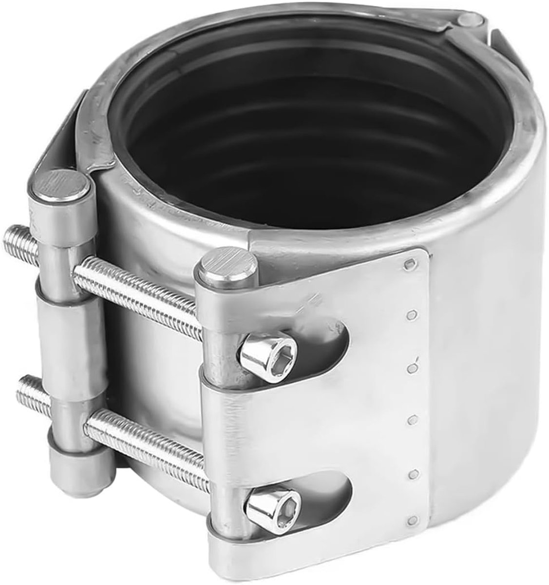 RVS-pijpleiding-waterleidingklem voor kunststof- en metalen buizen (46 mm-51 mm)