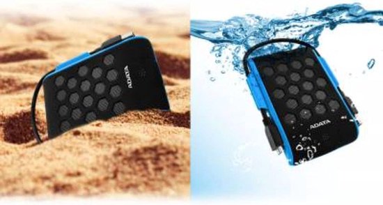Externe Harde Schijf - Opslagmedium - Bestanden Opslaan - Waterdicht en Stofvrij - 1 TB - Zwart Blauw — afbeelding 5