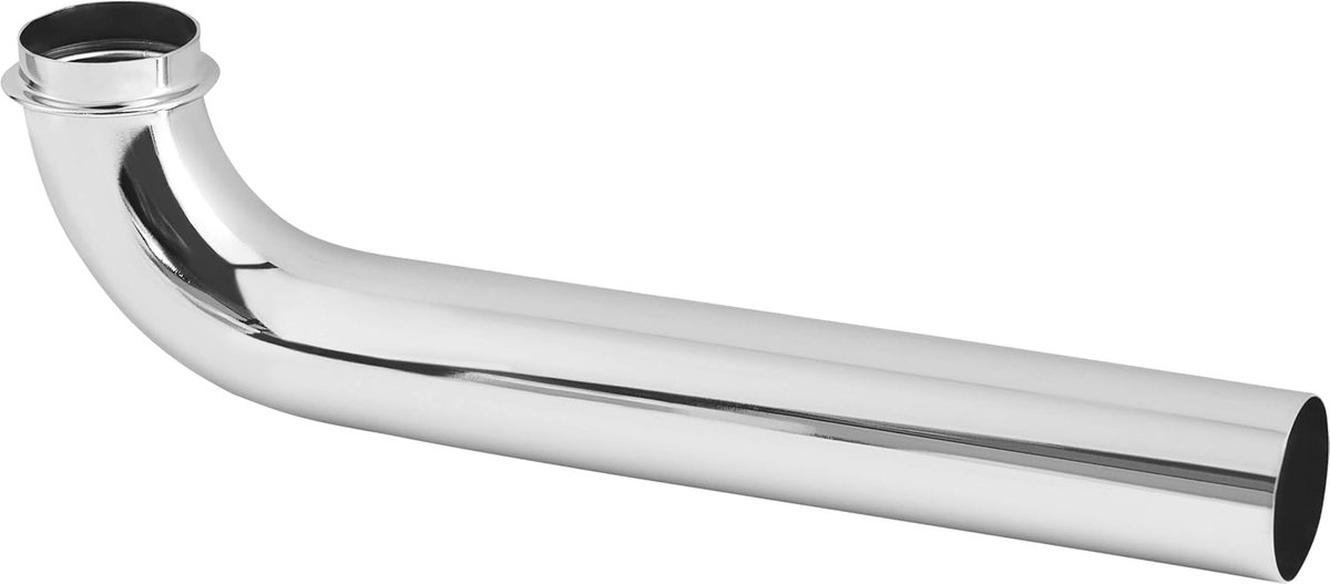 TEC318104 wandbuis 1 1/4 inch x 220 mm gebogen, chroom Ø 1 1/4 inch