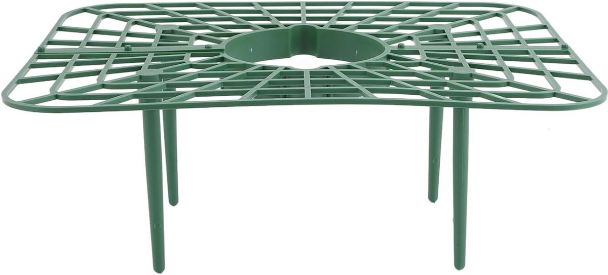 Aardbeienplanter - Aardbeienrek - Fruit Beschermen - Verhoogt Fruit Boven Grond - 25.98 x 14.99 cm - Groen