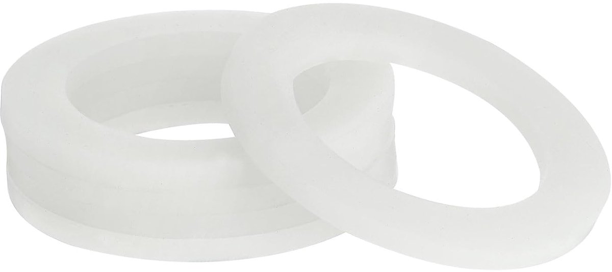 Siliconen afdichting 46,5 mm matrix 32 mm D 3 mm breedte VMQ afdichtringen sluitring voor douche douchekop waterslang kraan buisleiding wit 5 stuks