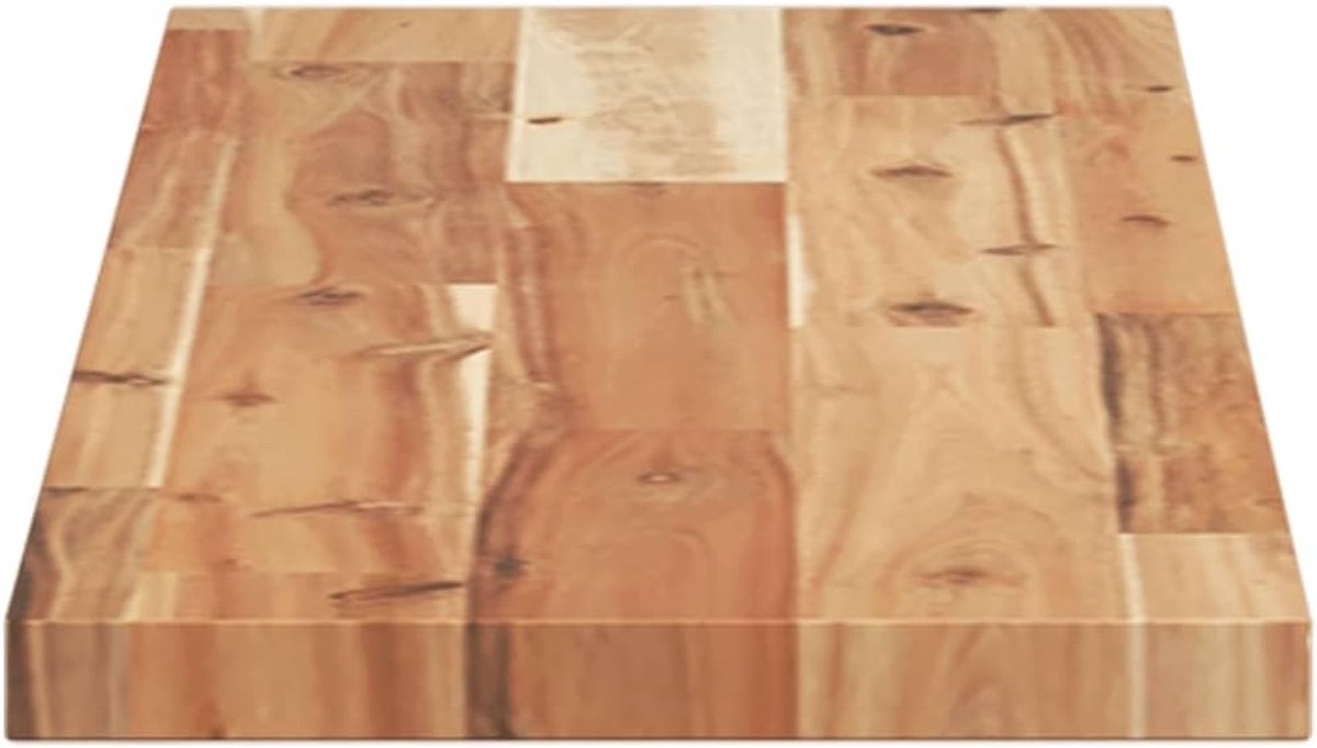 Zwevende planken voor de muur, zwevend rek, 100 x 20 x 2 cm, massief acaciahout, oliebehandeld, wandplanken, modern design, opbergruimte, stabiele constructie voor slaapkamer, keuken, kantoor