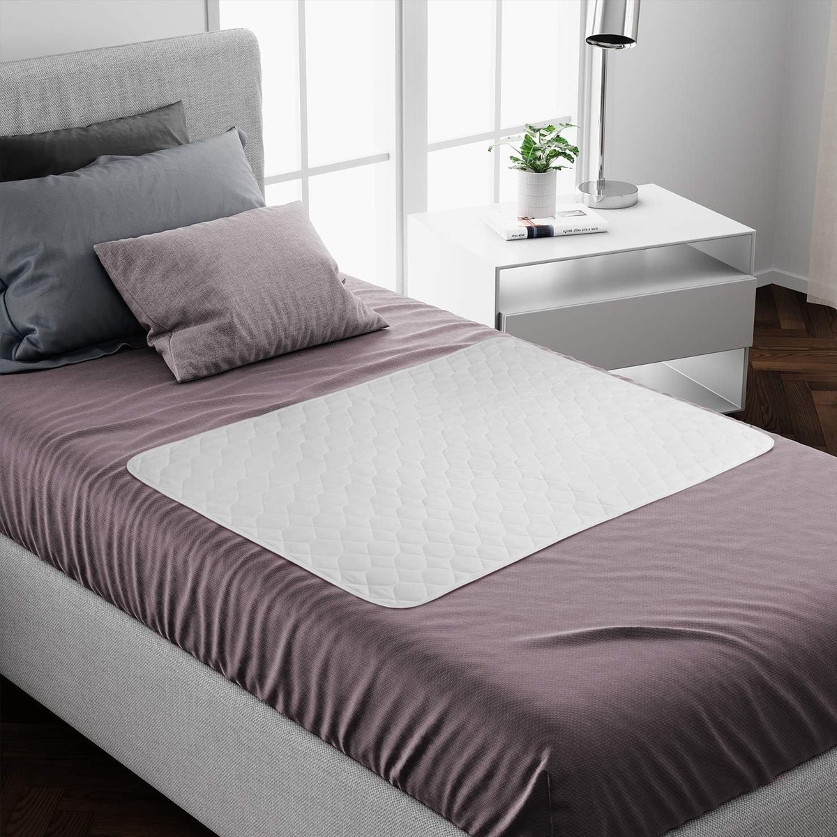 Incontinentie bedbeschermers 85 x 90cm - Wasbaar en herbruikbaar - Super absorberend - Bescherming voor matrassen - SnelShoppen