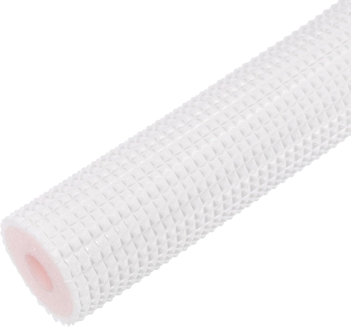 3/8 Inch ID x 6ft Pijp Isolatieslangen, Warmtebehoud Anti-slip Geïsoleerde Schuimbuis Grip voor Airconditioning Waterpijp, Wit, Roze (9 mm ID x 10 mm t x 1,8 m L)