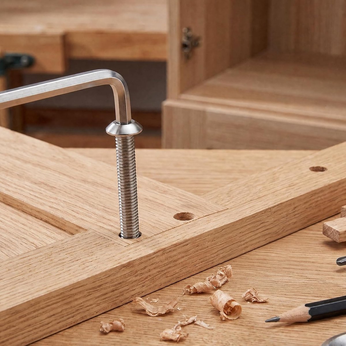 40 Stuks M4 X 12 mm Zeskantbouten Met Ronde Kop, Roestvrijstalen Metrische Inbusbouten Met Volledige Schroefdraad