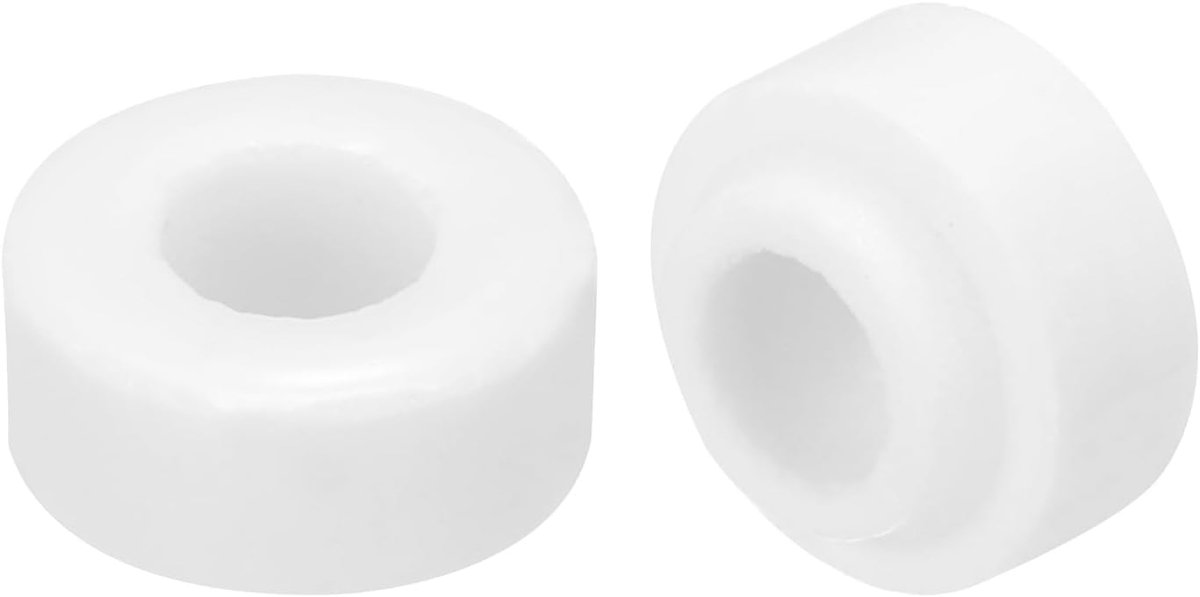 15 stuks keramische isolatiekralen, 5,3 mm x 12 mm x 10 mm elektronische draadbundel-isolatie warmtebescherming rond gevormde keramische buis voor kabelbundels, draadbescherming