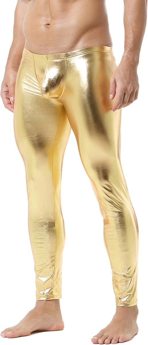 Heren kunstleer tank top strakke broek pak wetlook mouwloos capuchon onderhemd PU man leggings shirt broek