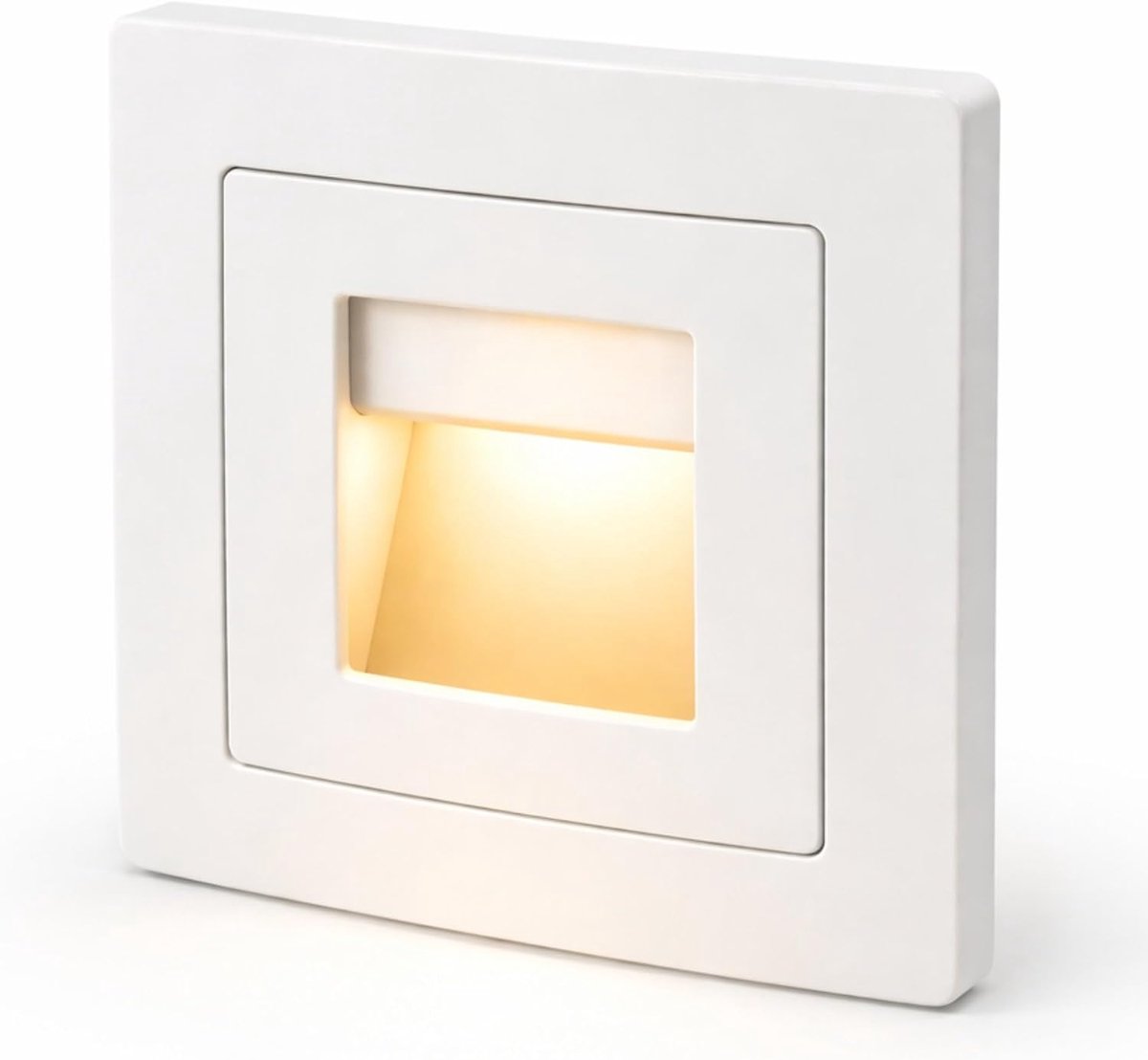 Led traplamp, warmwit 3000 K, serie C1, wit-mat