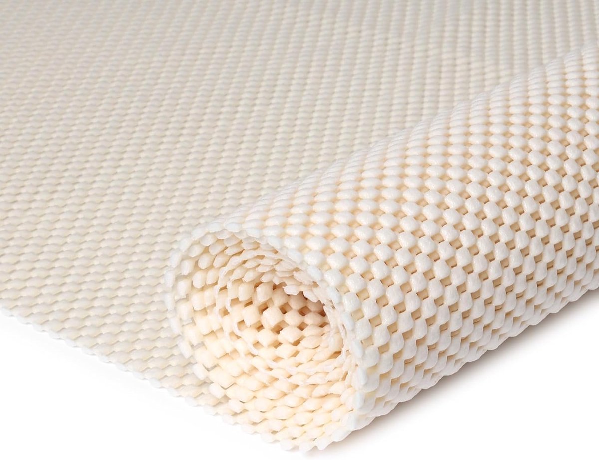 100 x 150 cm, antislip onderlaag, antislipmat voor tapijt, multifunctioneel voor tafelkleden, auto, laden, pallet, plank (beige)