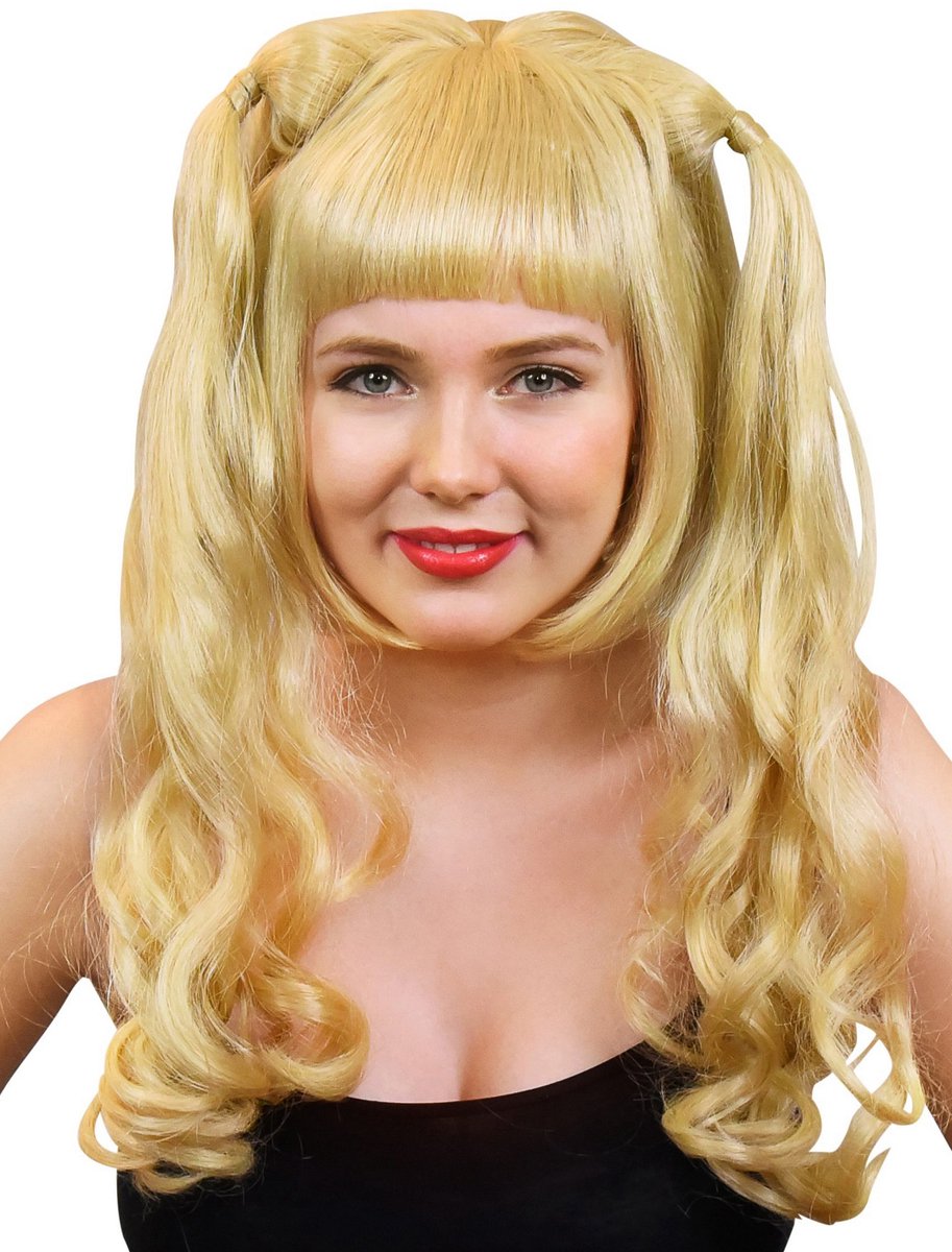 Manga pruik blond