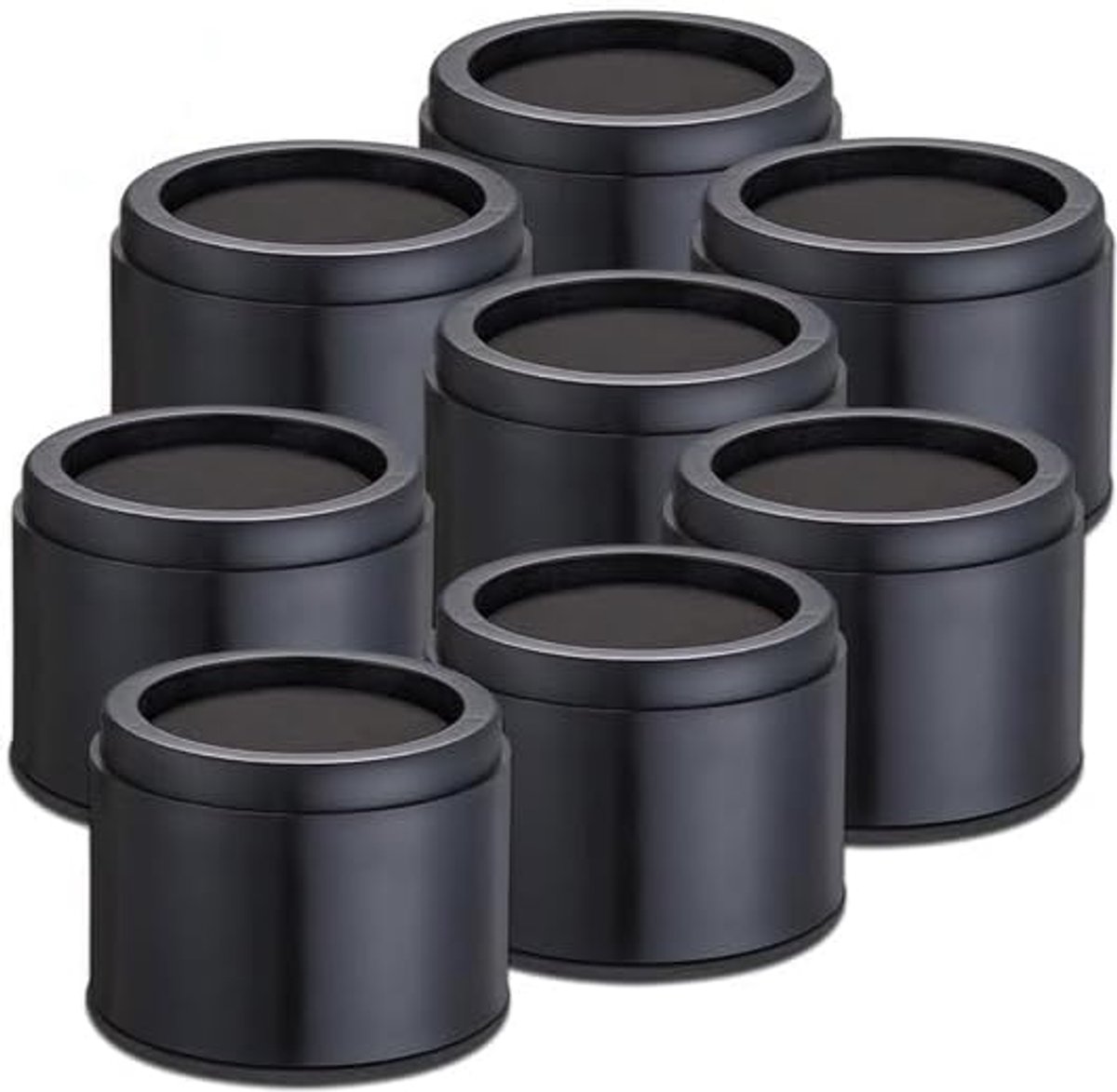 Meubelverhogers Set - Verstelbaar - Rond - 8 cm - Meer opbergruimte - SnelShoppen
