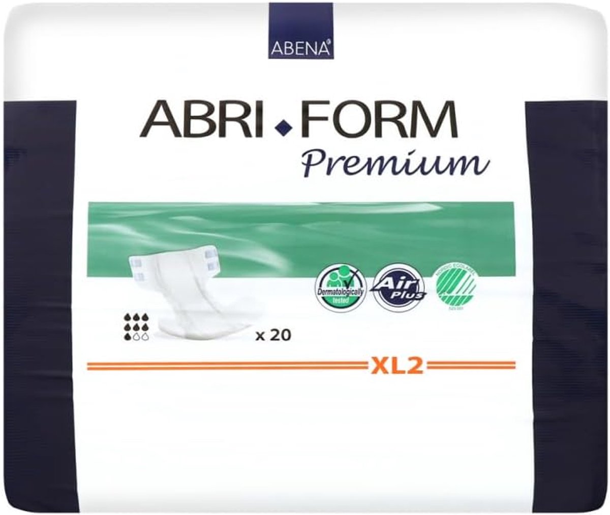 Incontinentiebriefjes XL - Abri-Form 2 - 8 packs van 20 stuks - optimale bescherming - SnelShoppen