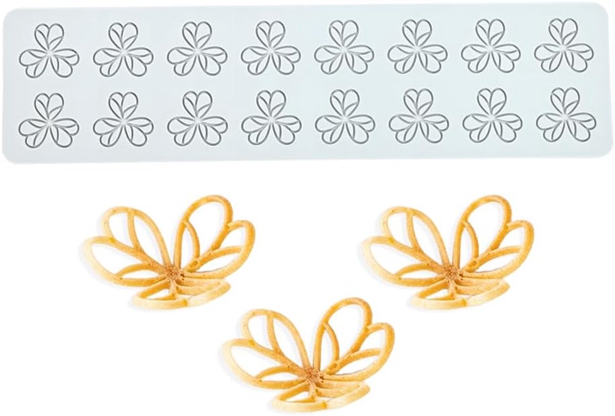 Cake Lace Mould - Flexibele silicone kantvorm - Herbruikbaar en duurzaam - Mooi cake decoratie - ShopVlot