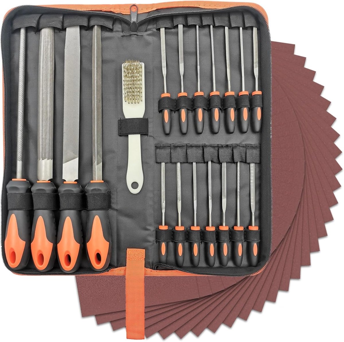 Vijlenset 19-delig - metalen vijlen - veelzijdig - perfect voor houtbewerking - ShopVlot