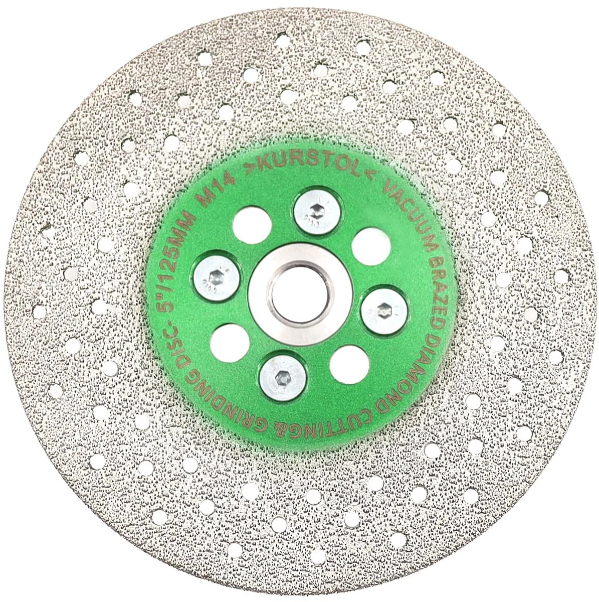 Diamantschijf 125mm - Vacuum gebrande diamantwiel - Geschikt voor graniet en keramiek - Efficiënt schaven - ShopVlot