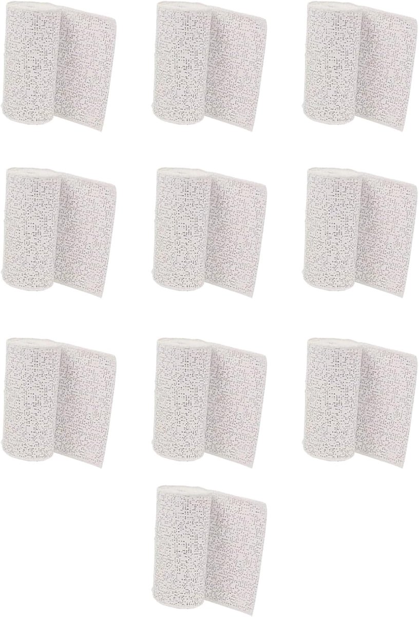 Gipsverband 10 Rollen - Plakbandage voor Kunstprojecten - Sneldrogend en Makkelijk te Kleur - SnelShoppen