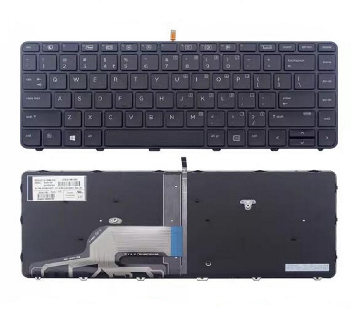 Notebook keyboard for HP Probook 430 G3 440 G3 640 G2 640 G3 with frame backlit Assemble