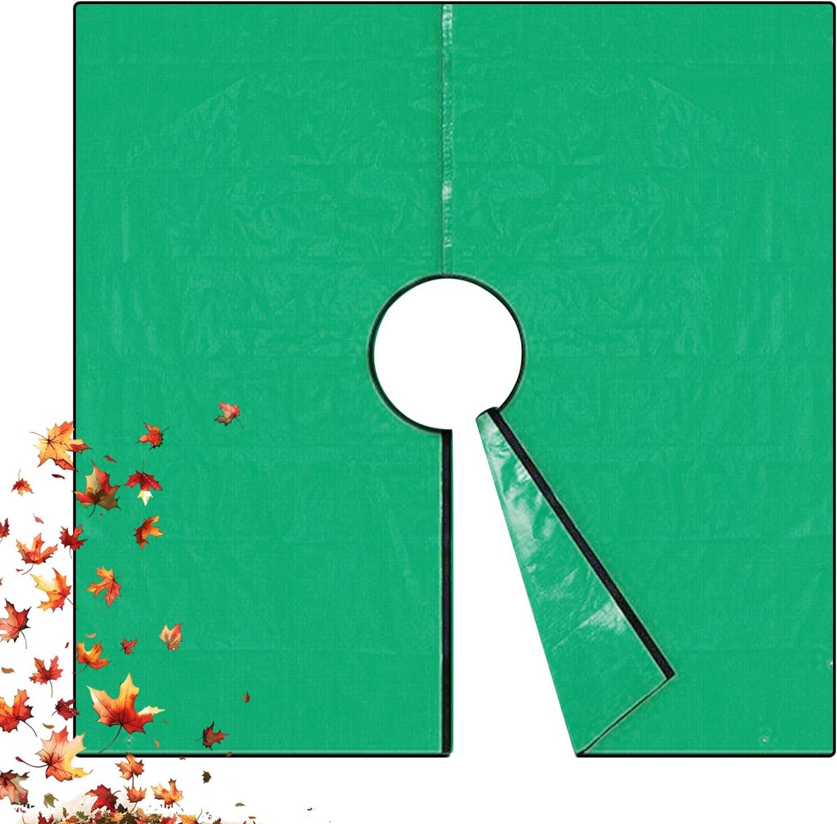 Tuinscherm 200 x 200 cm - waterdicht - met 30 cm gat - ideaal voor snoeien en opruimen - SnelShoppen