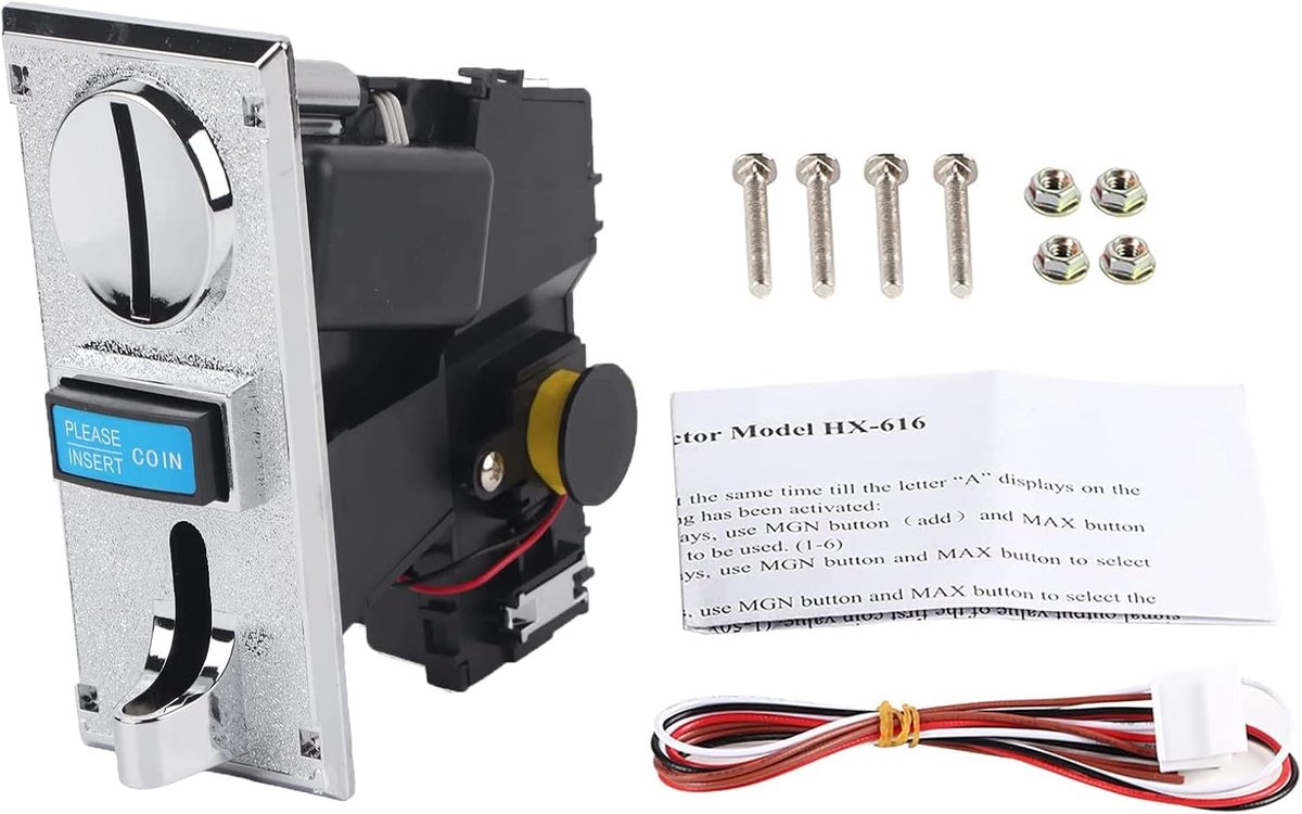 Coin controlled timer controller board - multi-munt acceptor - hoge nauwkeurigheid - SnelShoppen