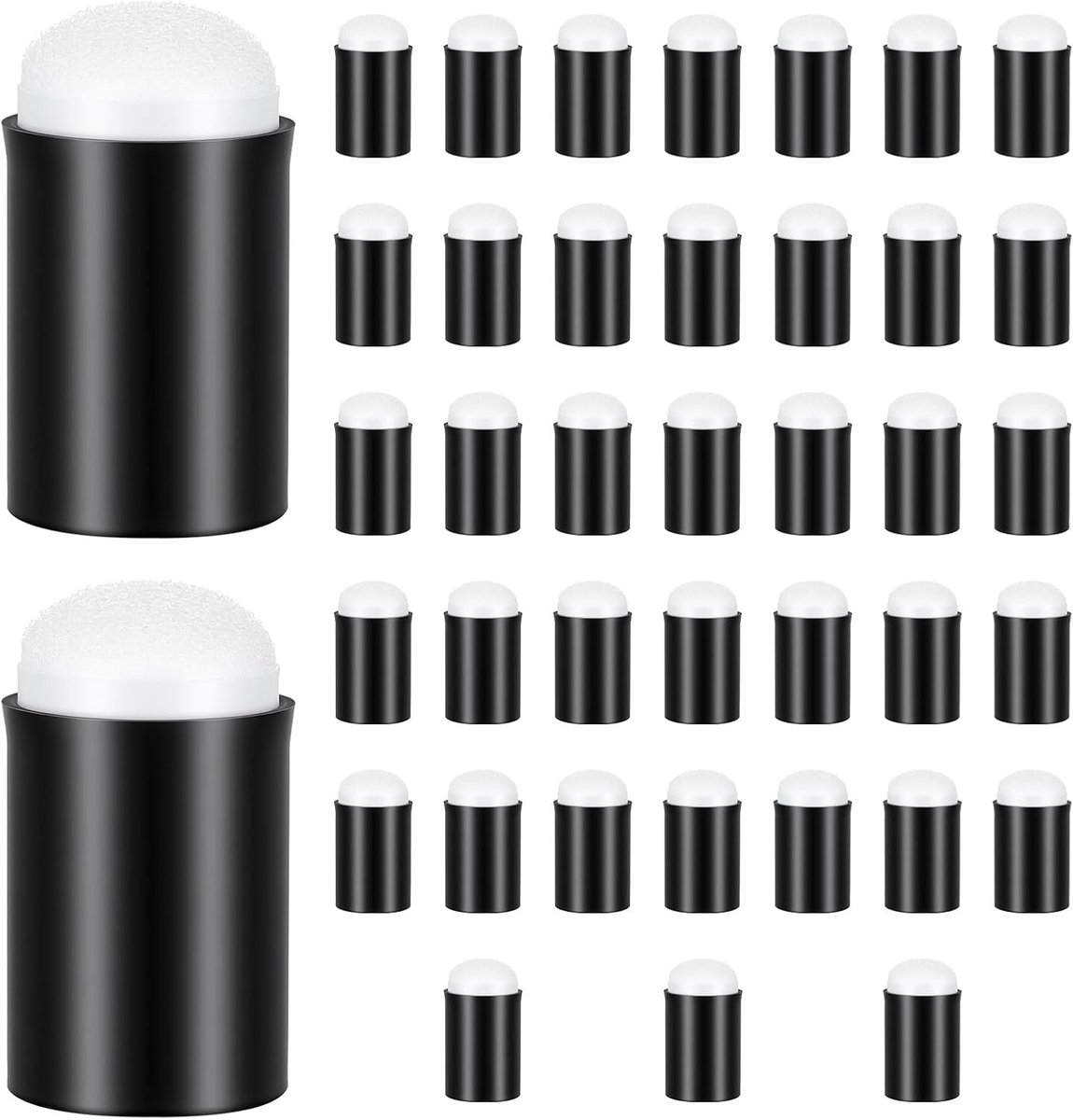 Vinger sponsjes 40 stuks - Multifunctioneel - Zacht materiaal - Perfect voor schilderen - SnelShoppen