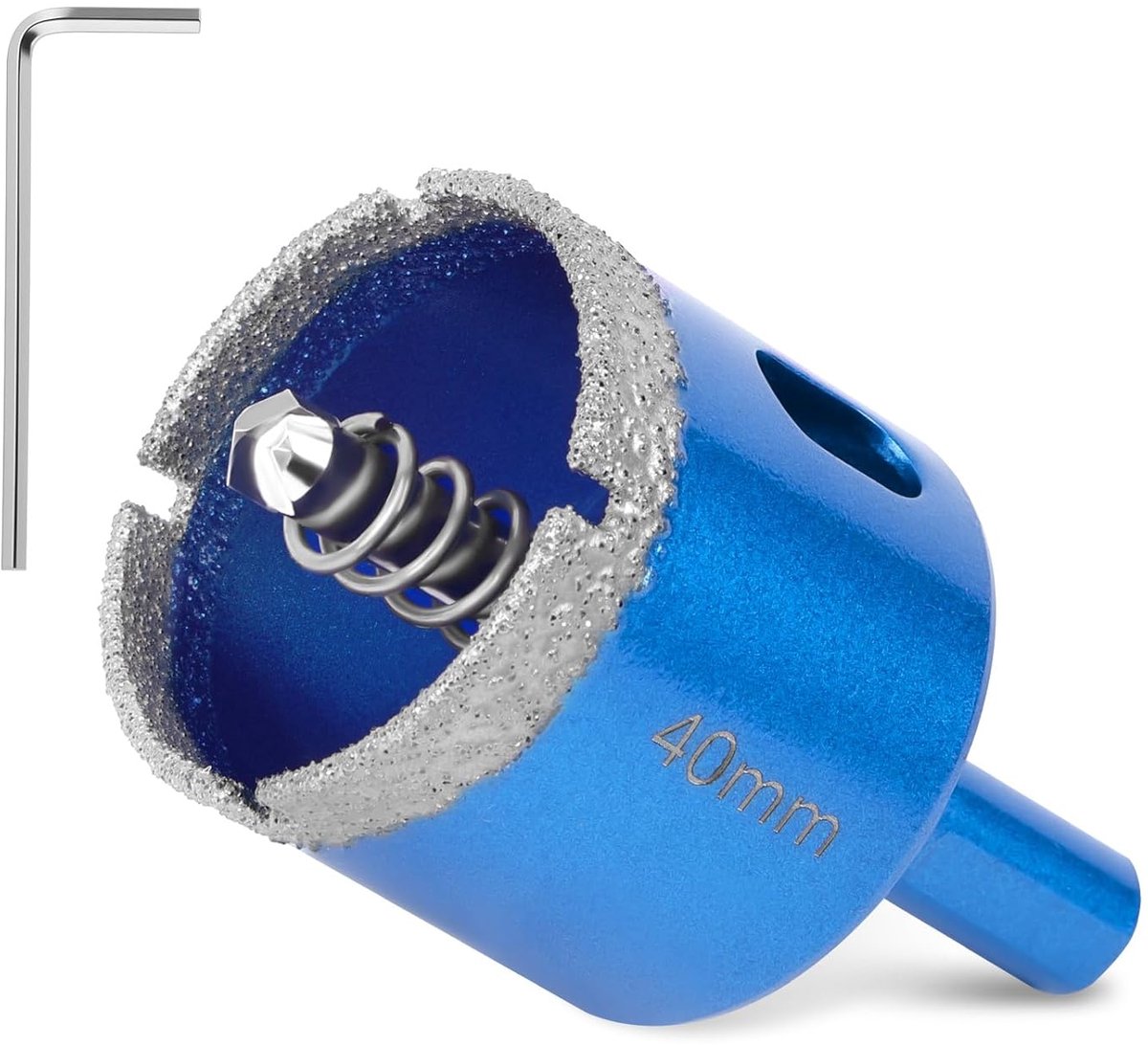 Diamant boorbit 40 mm - diamant coating - voor glas en tegels - hoge temperatuur weerstand - SnelShoppen