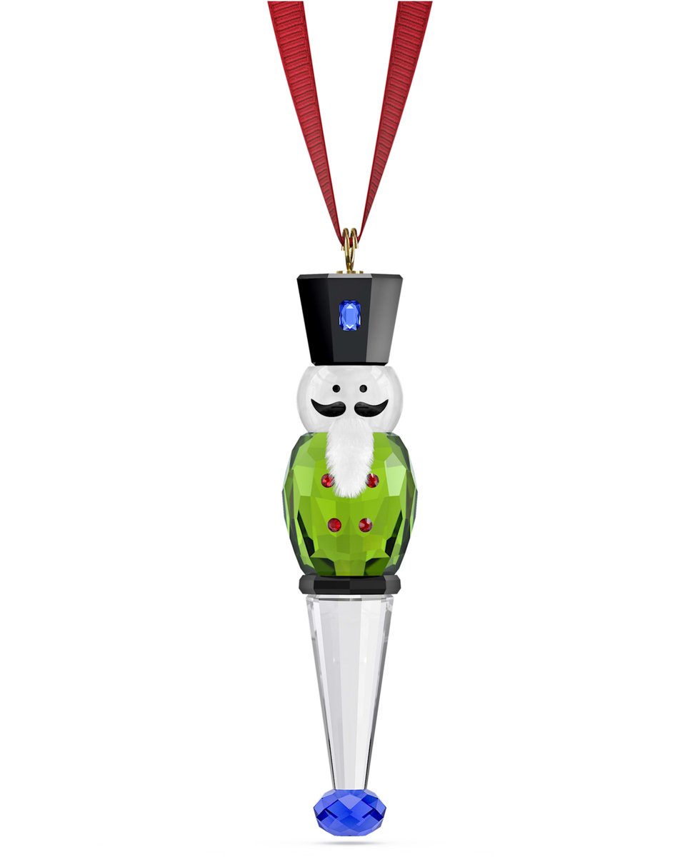 Swarovski Holiday Cheers Ornament Notenkraker 5742716 Groen
