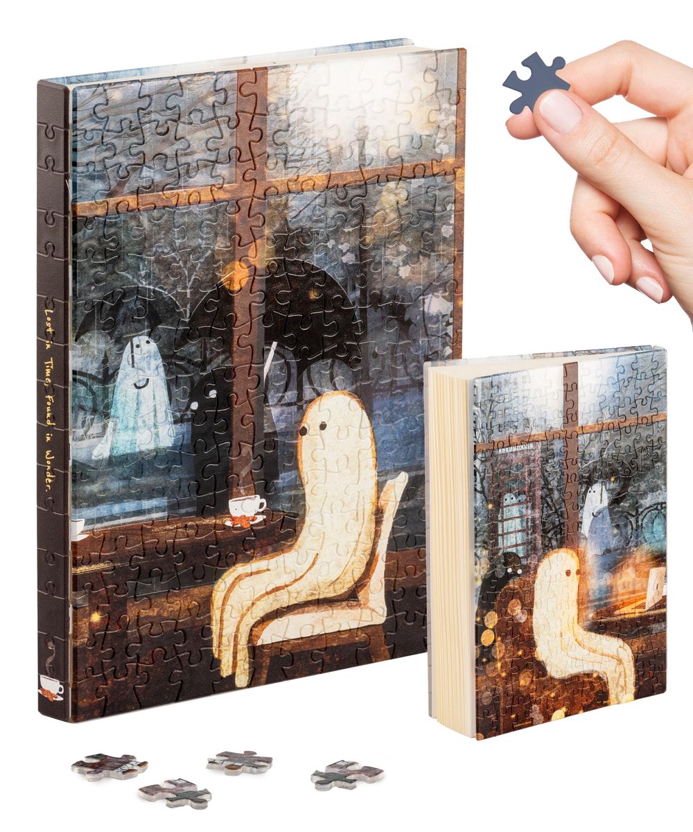 Puzzel journal A5 - 329 stukjes - inclusief notitieboek en penhouder - creatief cadeau - ShopVlot