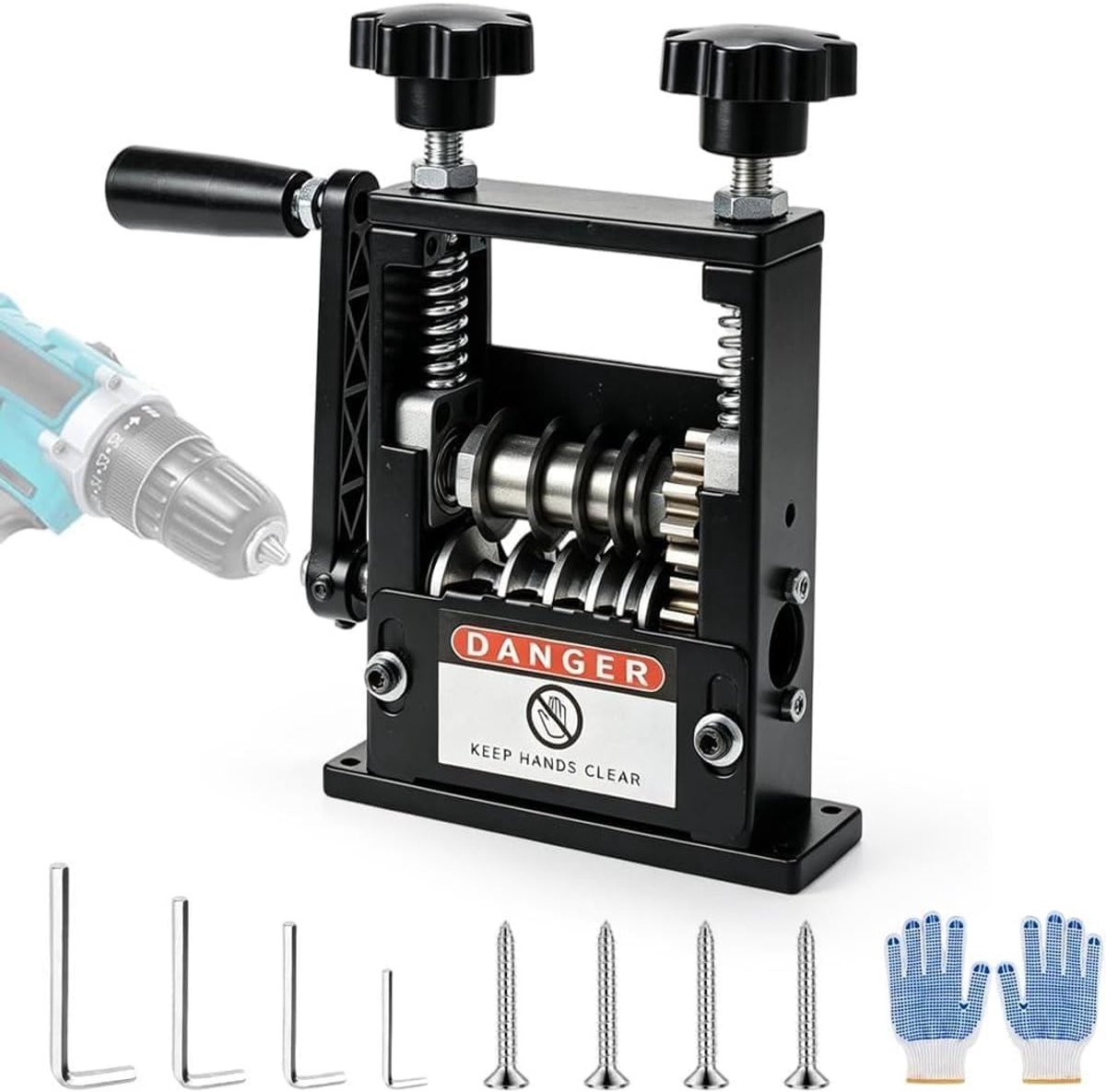 Kabelschälmachine elektrisch - 6-fach - voor kabels van 3 mm tot 17 mm - ideaal voor recycling van oude kabels - ShopVlot
