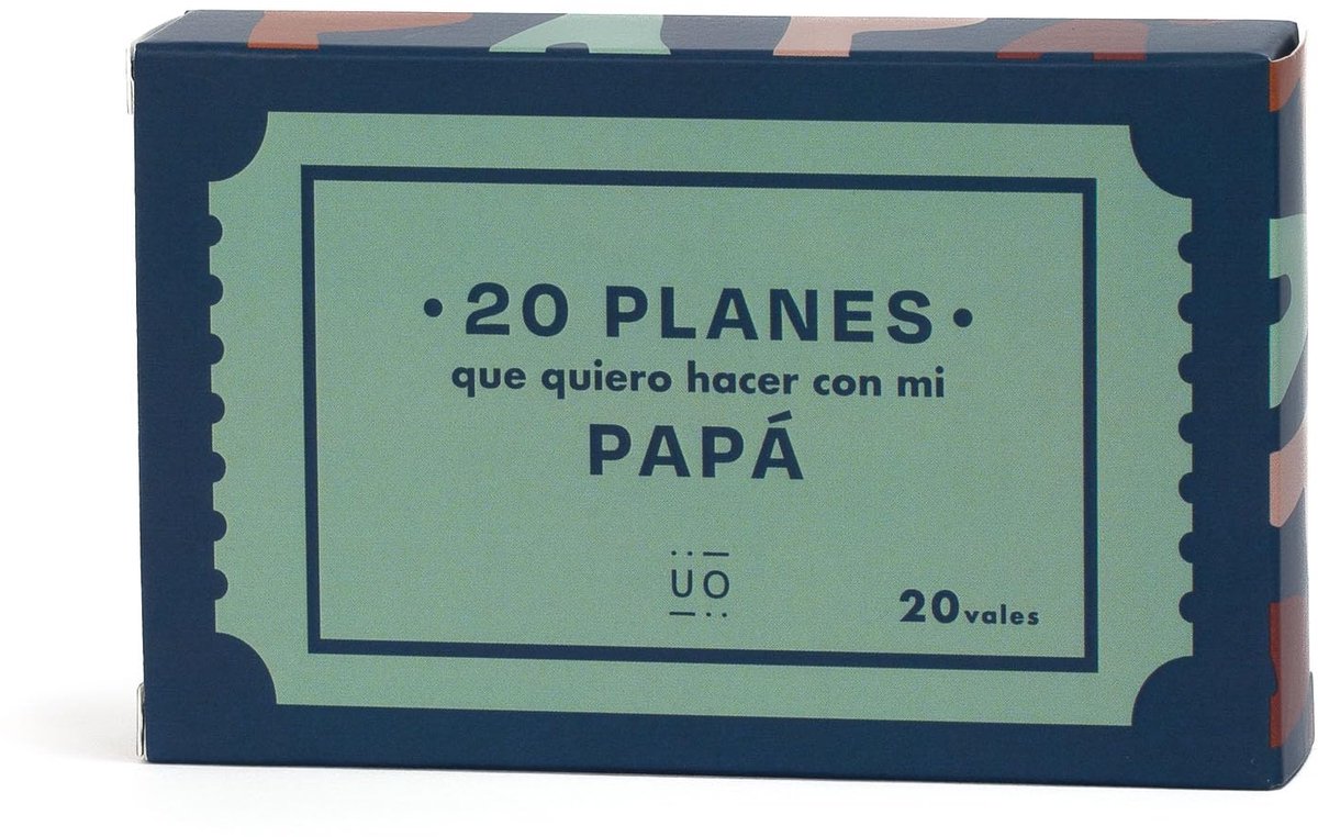 Tegoedbonnen voor ouders - 20 plannen met vader - origineel cadeau voor vaders - samen genieten van leuke momenten - ShopVlot