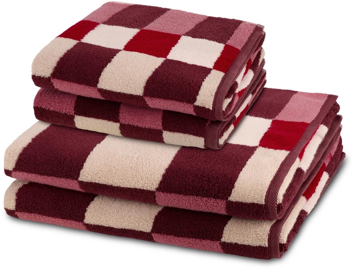 Ross Sonstiges 2 X handdoek 2 X douchehanddoek - in set 4 pack Three Stars