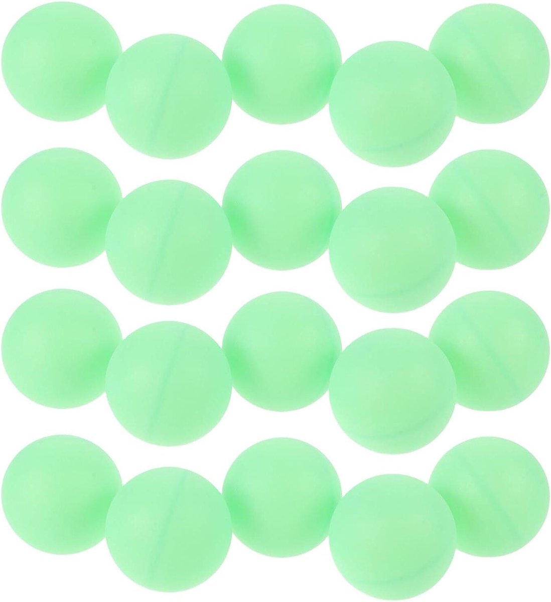 Lichtgevende Pingpongballen - Tafeltennisballen Glow - Nachtelijke Spellen - Zelfopladend Design - 4 cm - Wit