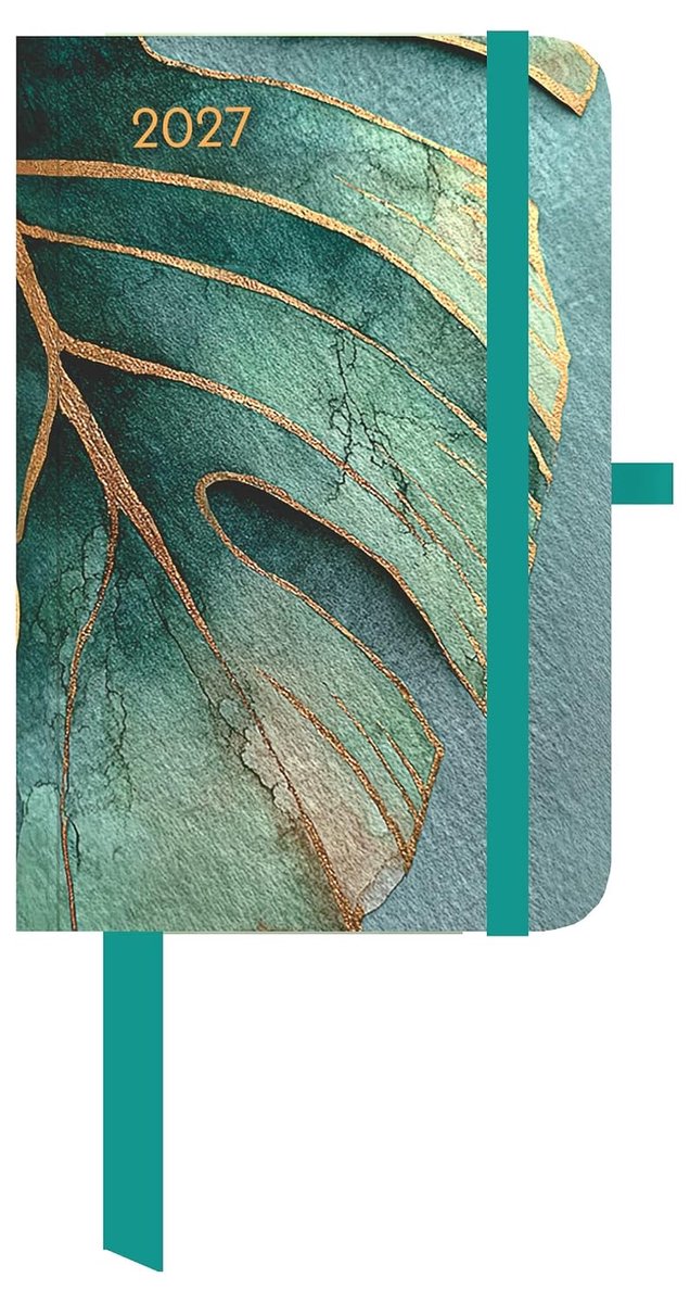 Taschenkalender 10x15 cm - exotisch dschungel-design - 4-talige kalender - ideaal voor natuurvrienden - SnelShoppen
