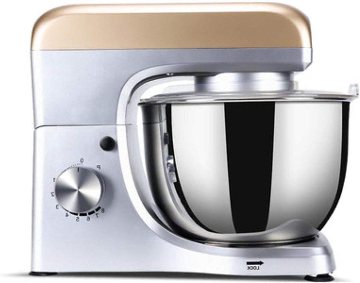 Keuken Standmixer - Elektrische Mixer - Bakken en Maken - Krachtige 800W Motor - 5L Kom - Wit