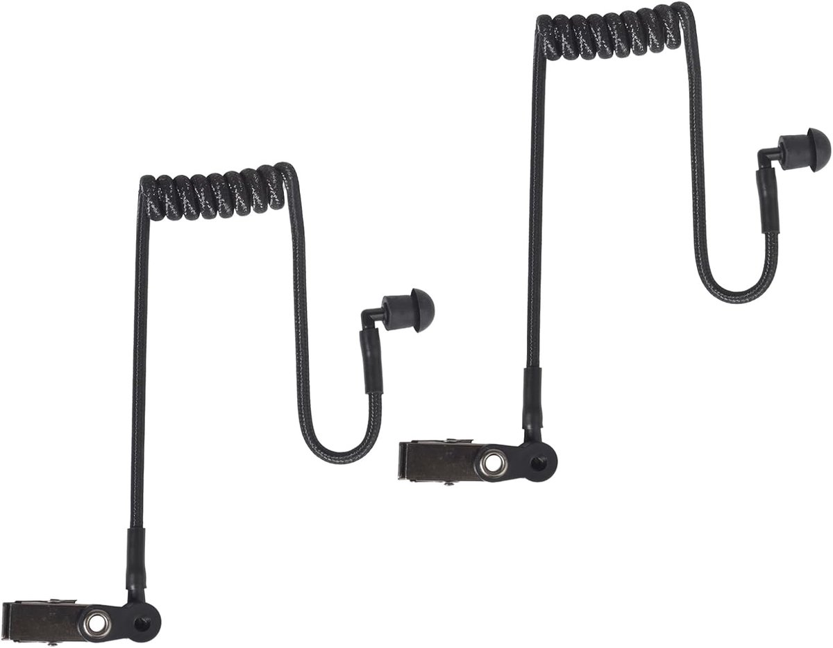 Akoestische buis nylon spoel - transparant - 2 stuks - vervangbaar en flexibel - SnelShoppen