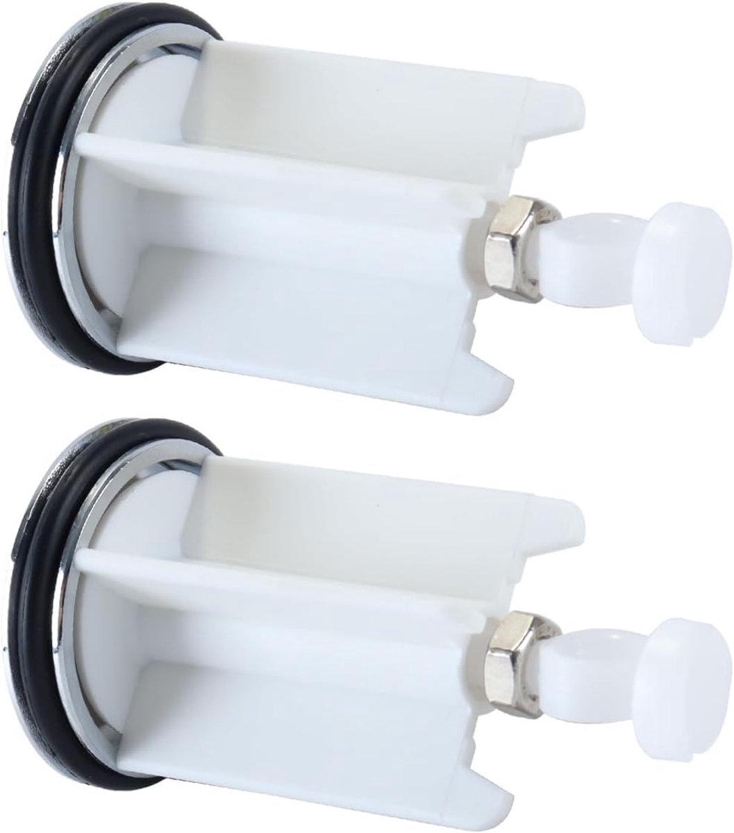 Afvoerplug 40mm - Messing Kunststof Vervanging - Verstelbare Hoogte - Betrouwbare Waterdichting - SnelShoppen