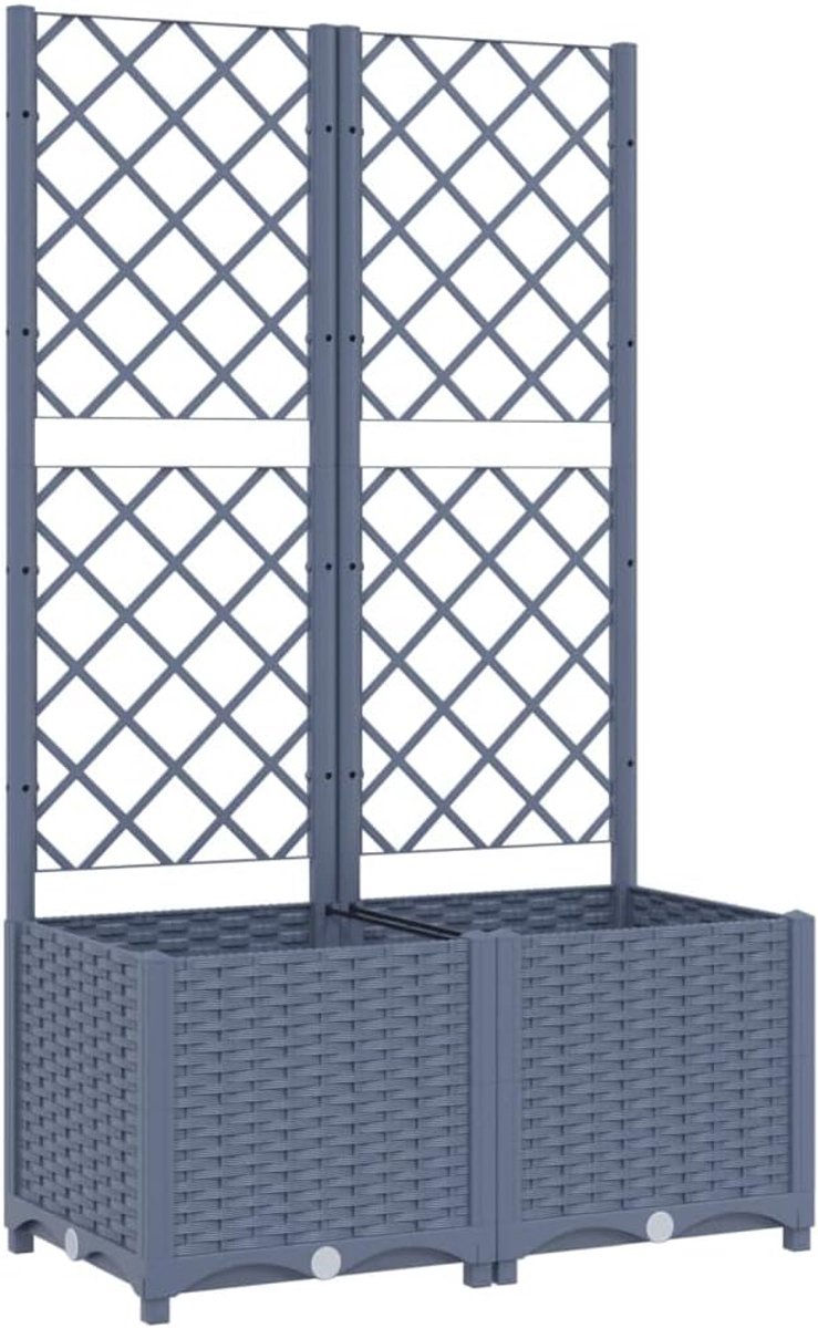 Bloembak met Trellis - Tuin & Balkon - 80x40x136cm