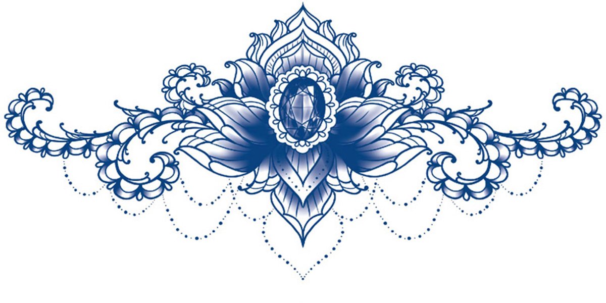 Tijdelijke tattoo Divine Bloom 2 weken
