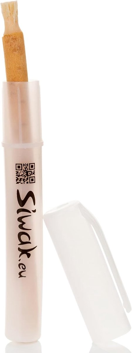 Miswak tandenborstel met reisetui - natuurlijke siwak - premium kwaliteit - voor het witter maken van tanden - ShopVlot