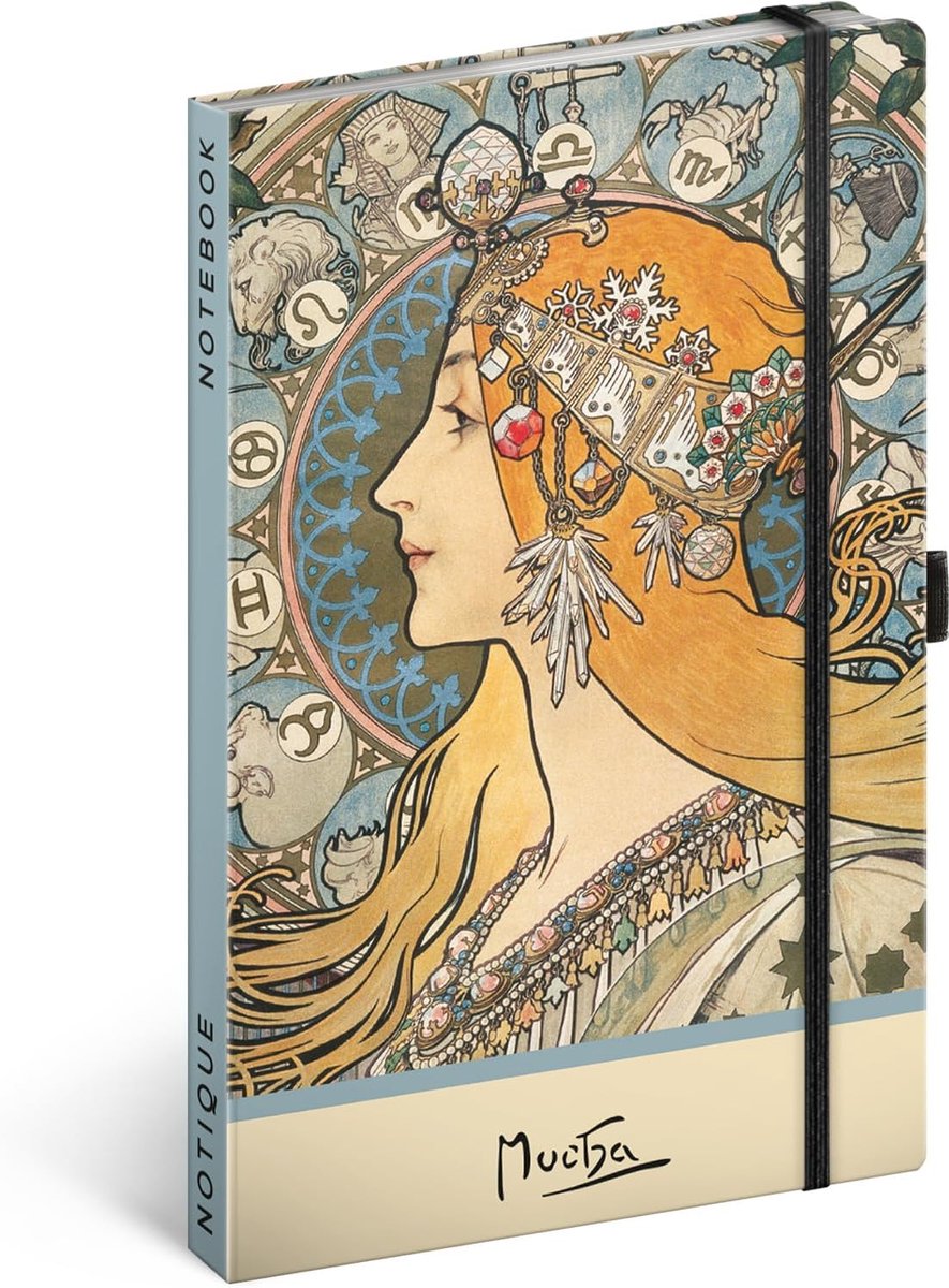Notitieboek Dotted 13x21cm - Designer Hardcover met Elastiek - Creatieve Puntjes voor Bullet Journaling - SnelShoppen