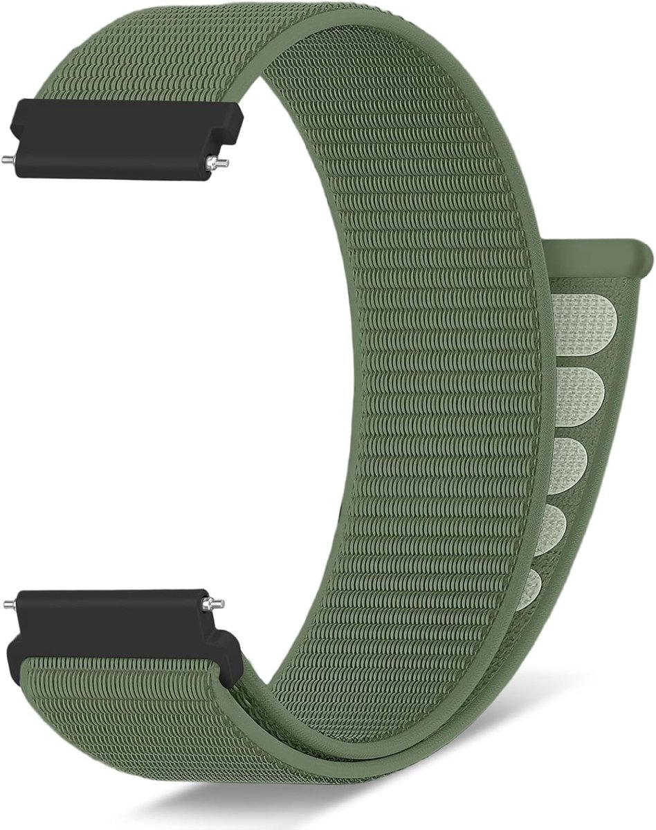 Horlogeband 16mm 18mm 19mm 20mm 22mm - Nylon - Snelle bevestiging - Ademend voor sporters - SnelShoppen