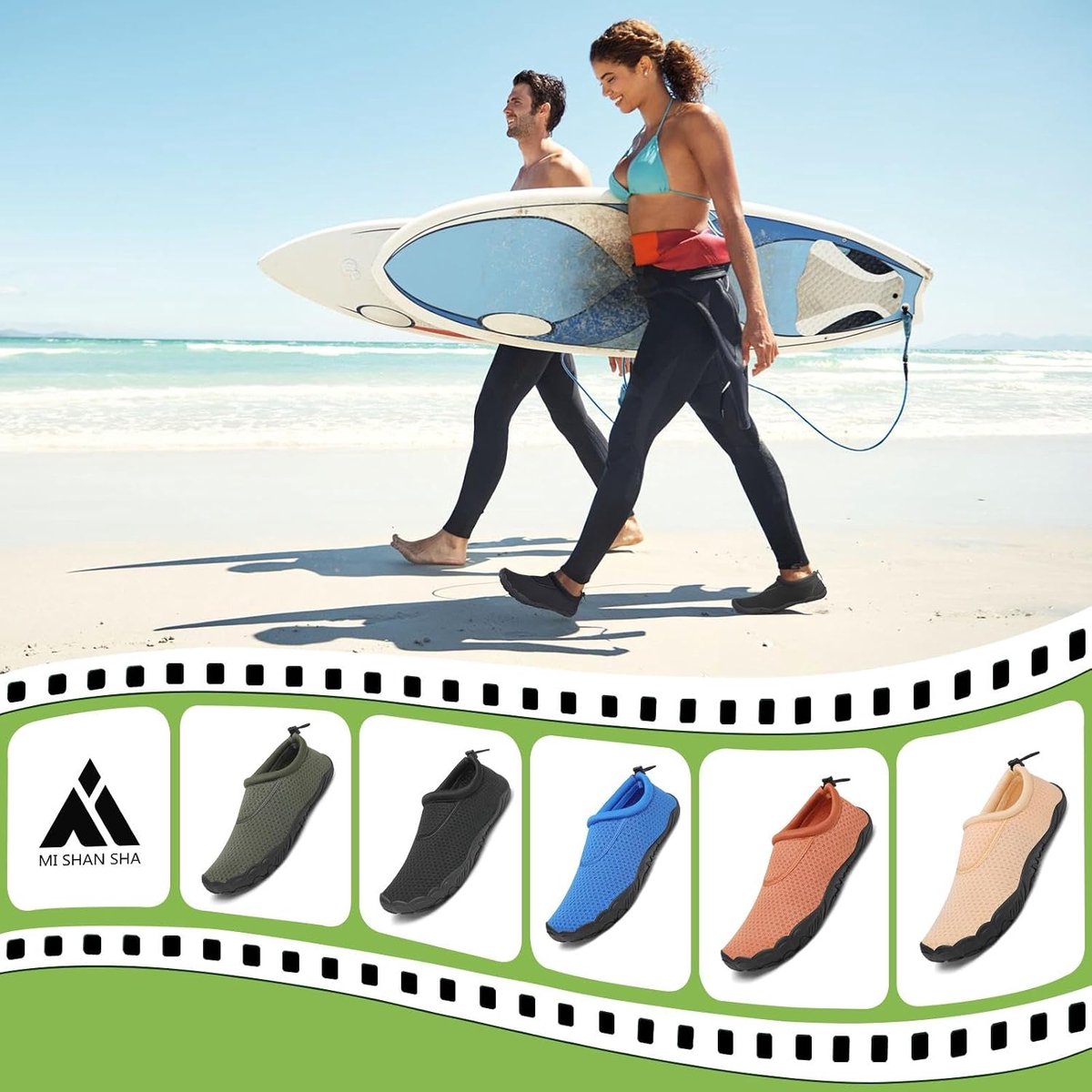 Waterschoenen unisex 39 EU - ademend en snel drogend - antislip en lichtgewicht - ideaal voor zwemmen - SnelShoppen