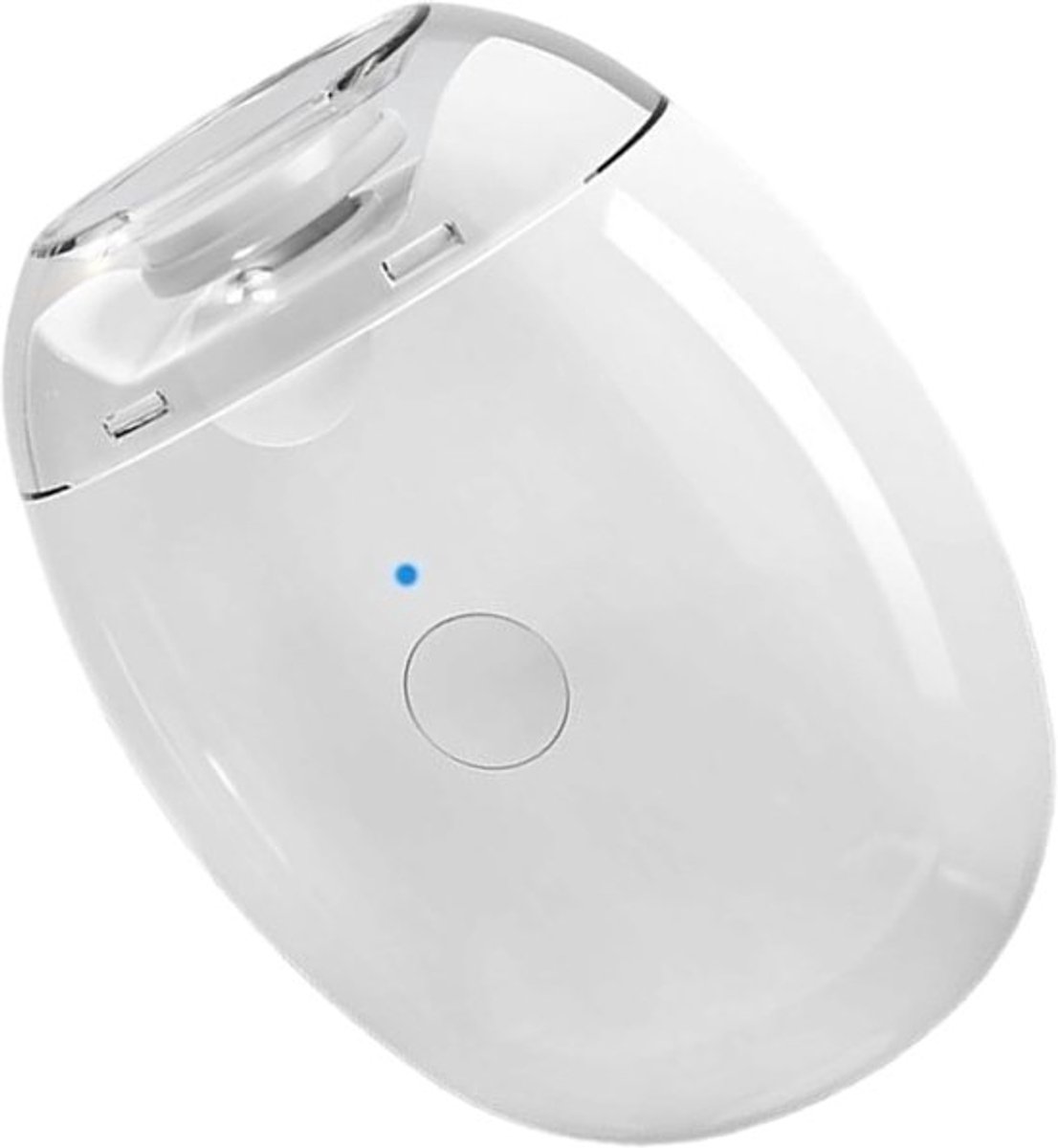 Elektrische nagelknipper - 1 stuk - 71×56×31 mm - Manicure met drie snelheden - Elektrische nagelknipper met verlichting - Geschikt voor thuis, salon, op reis, dagelijkse verzorging en persoonlijke hygiëne - Wit