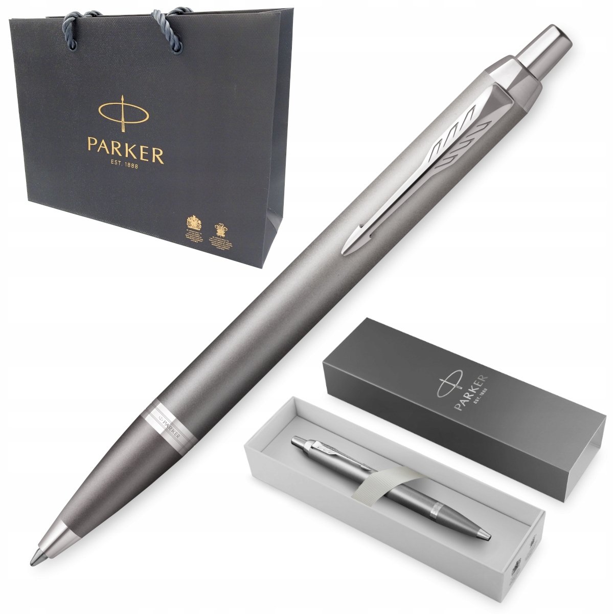 Parker IM Rit Grey CT Vulpen - Luxe Schrijven voor Studie & Kantoor