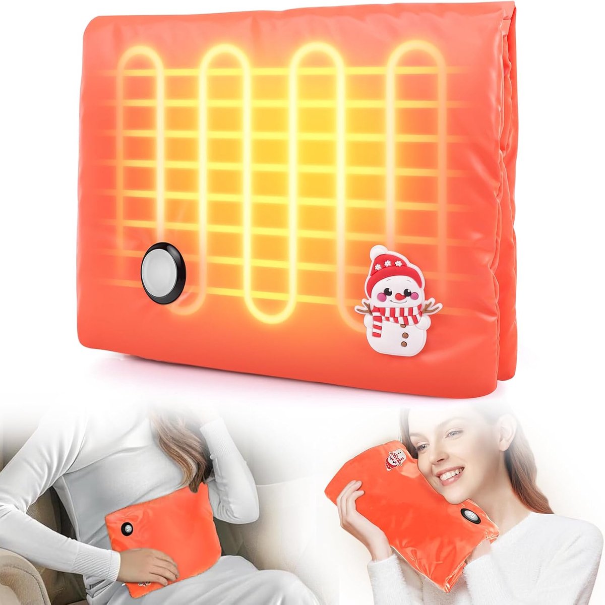 Oplaadbare handwarmer - 65°C constante temperatuur - Pocket warmer voor onderweg - ShopVlot