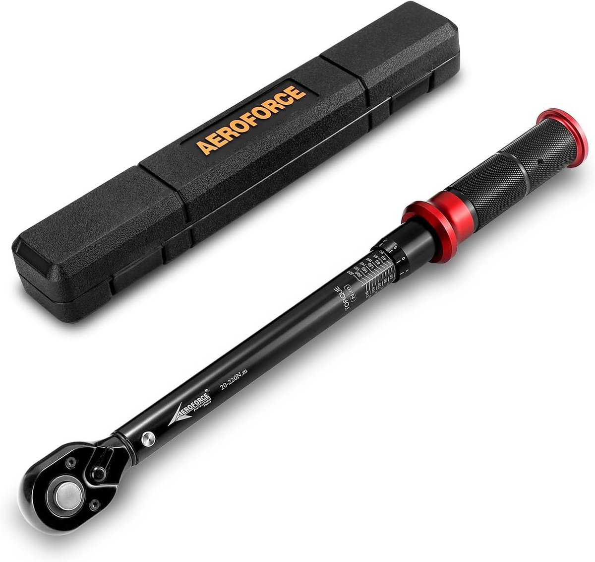 Moment sleutel 1/2 inch - 20-220 Nm - ± 3% foutmarge - ideaal voor motor- en auto-reparatie - ShopVlot