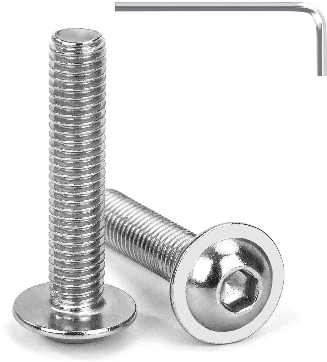 Lenskopbouten M8 x 40 mm - Rvs A2 V2A - Volledige draad - Hoge corrosiebestendigheid - ShopVlot