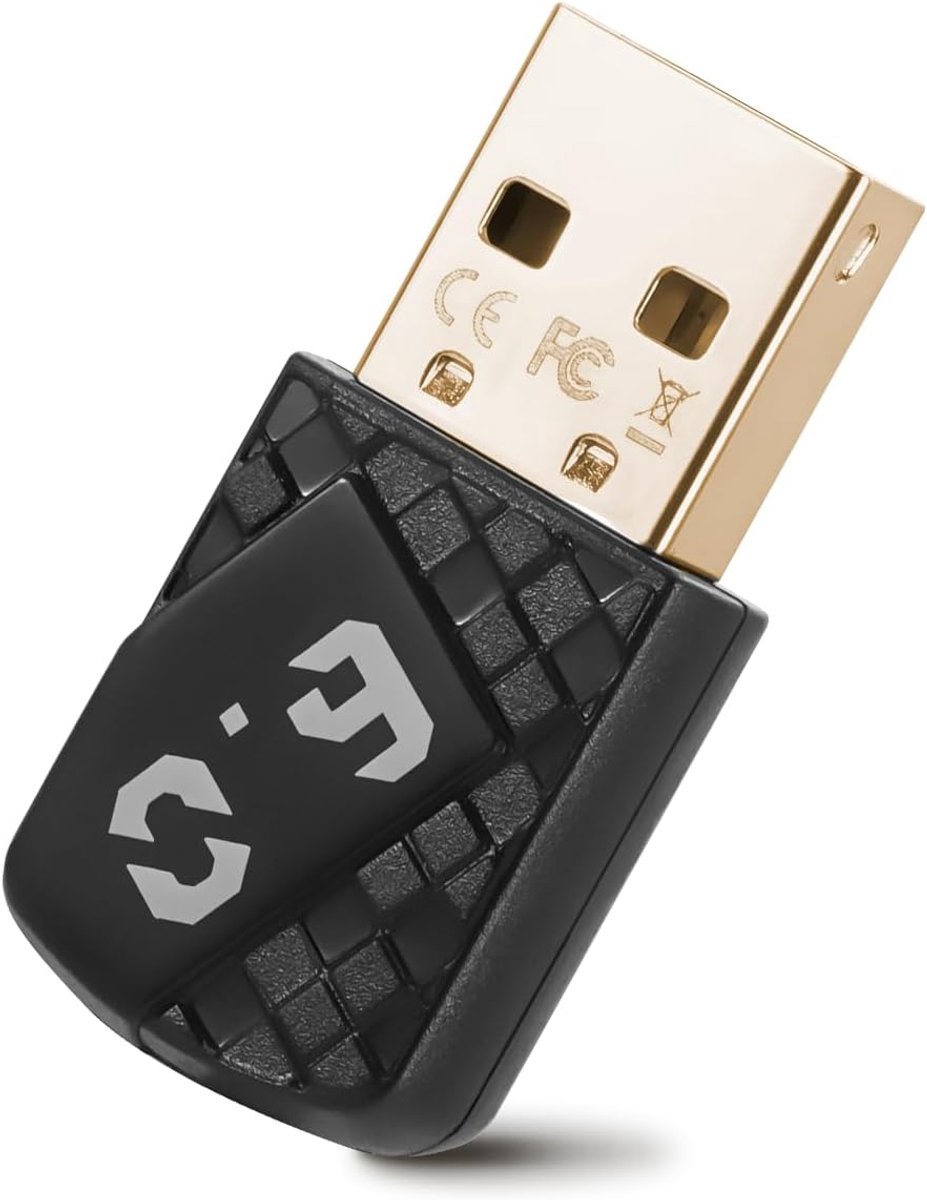 USB Bluetooth adapter 6.0 - hoge bereik - plug & play - voor Windows 11/10/8.1 - ShopVlot