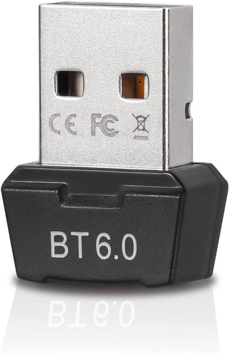 Bluetooth Adapter PC USB 6.0 - Mini USB Dongle - Plug & Play - Verbinding voor meerdere apparaten - ShopVlot