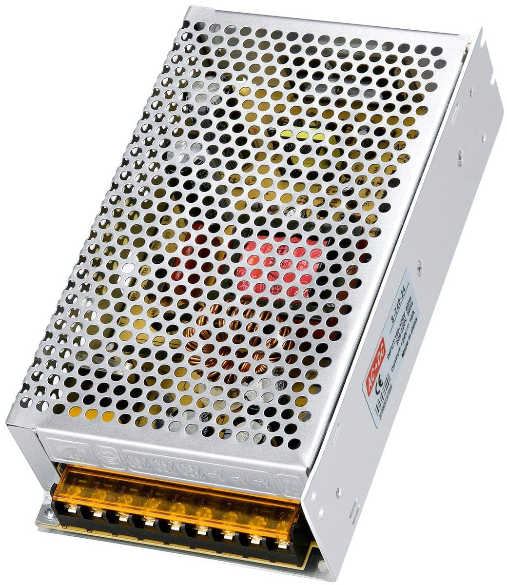 Schakelvoeding 24V 10A - AC 110V/220V naar DC - Instelbare spanning - Veilig tegen overbelasting - ShopVlot